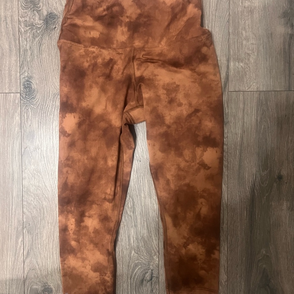 NOBULL Women's Brown Tie-Dye Leggings - Picture 3 of 3